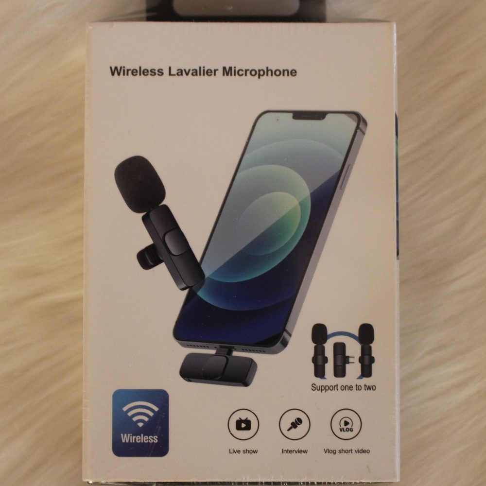 Wireless Lavalier Microphone Support one to two